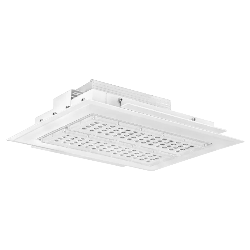
Outdoor LED Canopy Light 60W 80W 100W Waterproof Projection Recessed Mounted Ceiling Installation Gas Station Surface 