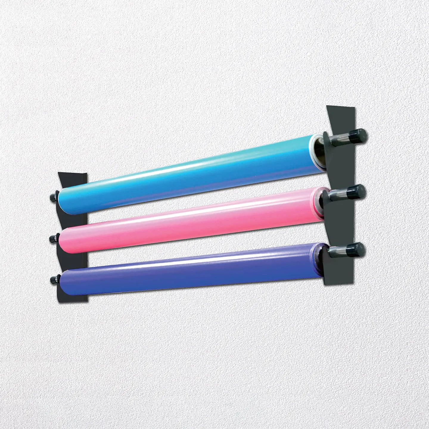 JH-Mech Custom Size Vinyl PE Fabric Roll Wall Mount Vinyl Roll Rack Holder