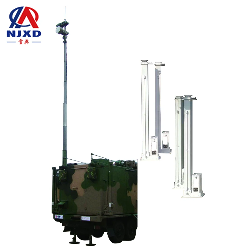 
XD1107 vehicle mounted motorized telescopic mast square or round tube 