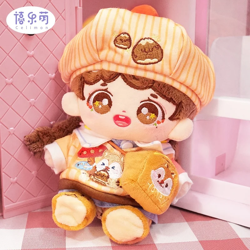 Модная дизайнерская хлопковая Кукла Kawaii мягкая игрушка кукла Корейская Satr Kpop плюшевая