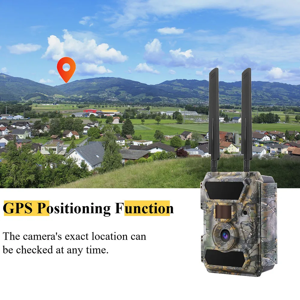 Best Seller 4G LTE Cellular Wildlife Camera Waterproof 1080p GSM MMS SD Support Hunting Trail Tracking Camera