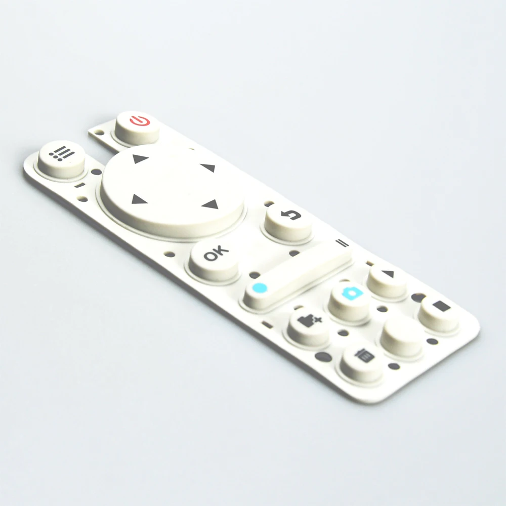 Customized Digital Equipment Pos Machine Calculator Silicone Rubber Keypad Button