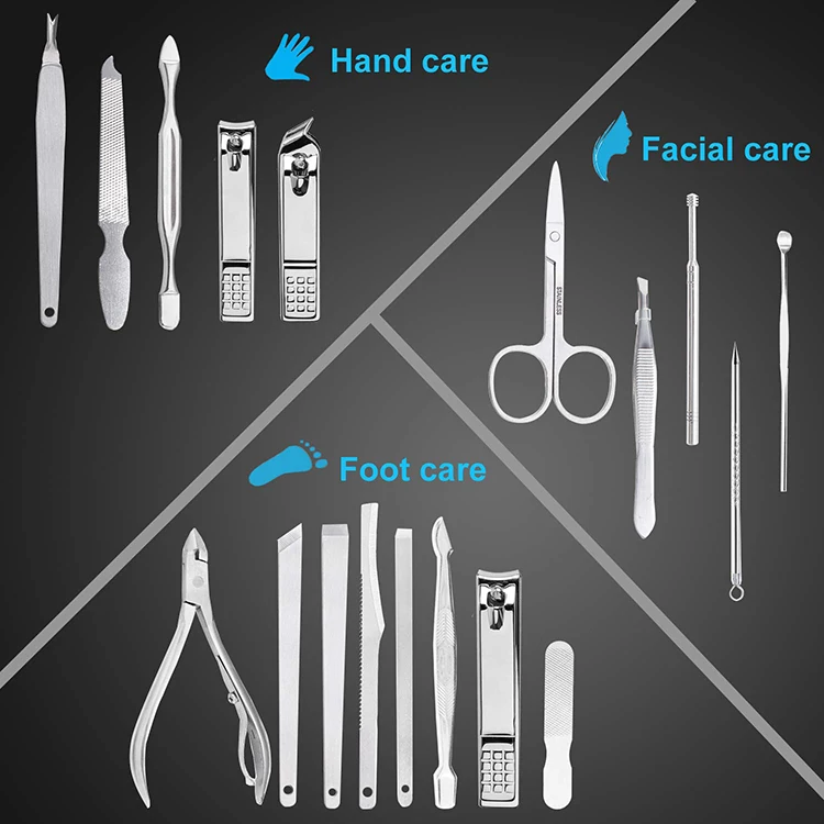 Amazon Wholesale Nail Clippers Kit Manicure Tools Nail File Scissors Nail Care Tools Manicure Set