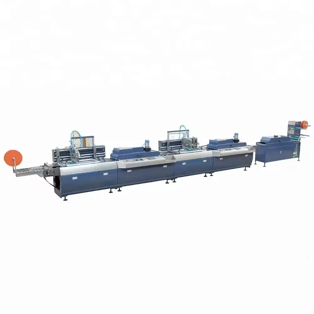 JD-3002 Hot Selling 2 Color Double Side Print 12m/Min High Speed Screen Printing Machine For Narrow Fabric Label, Cotton Tape