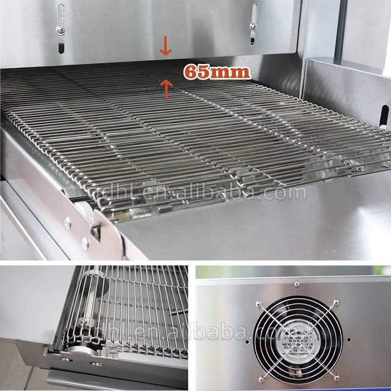 Henglian New Product Automatic Delivery Pizza Oven Commercial Pizza Tunnel Oven Electric Pizza Machine