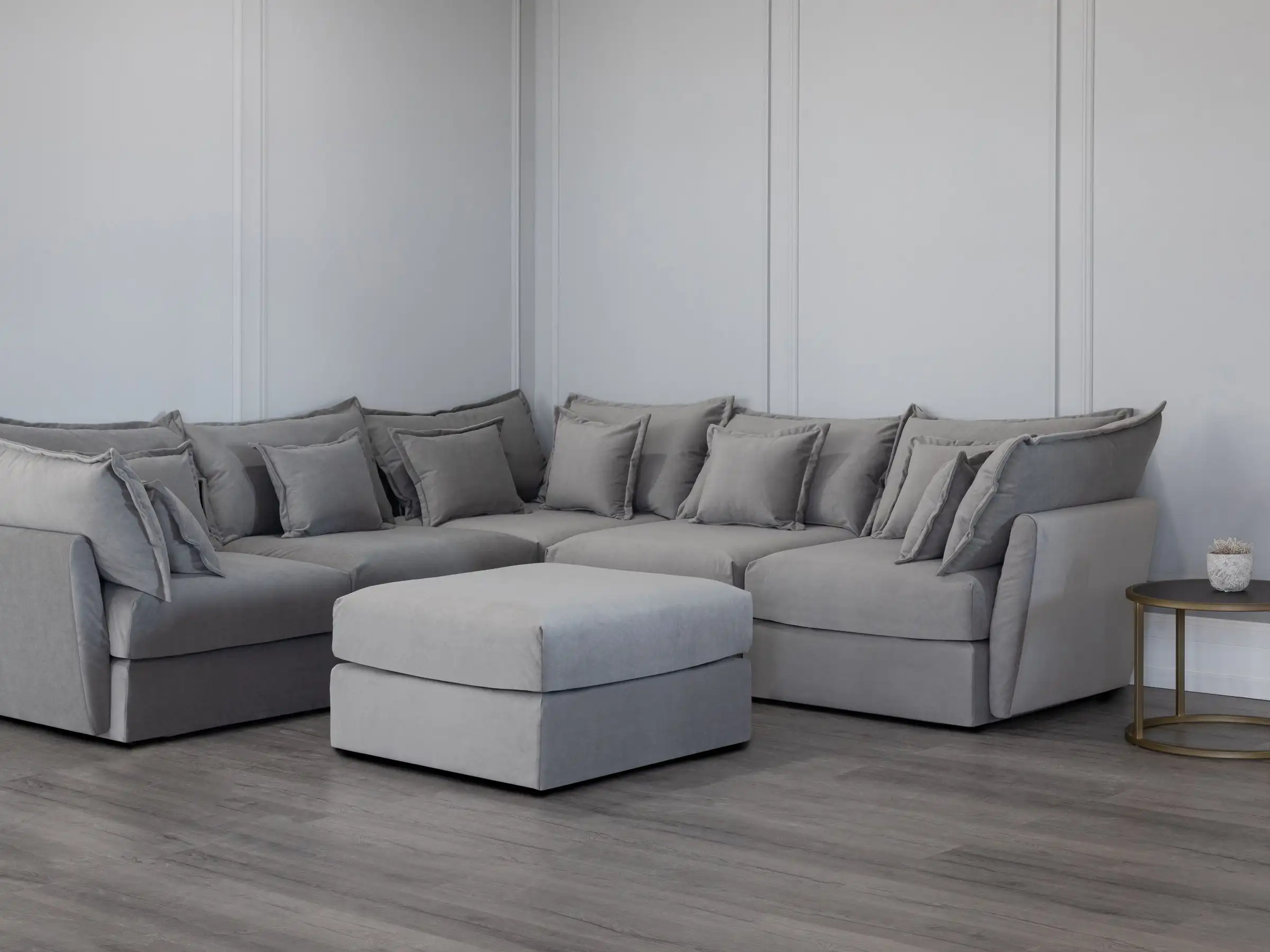 5-Seater Modular Sectional Sofa Ottoman Corner Sectional for Living Room Bedroom Villa Home Use Big Living Room Sofas