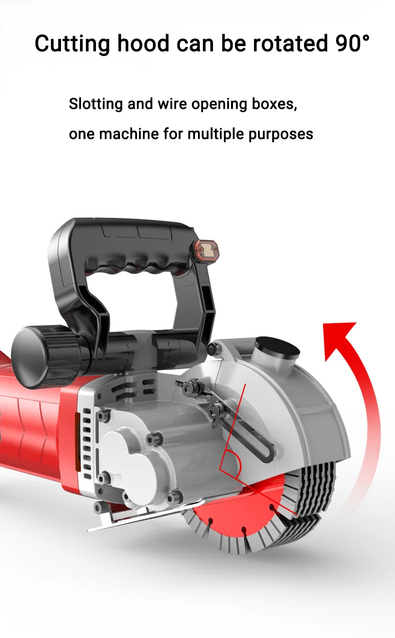 Fully Automatic Dust-Free Wall Slotting and Cutting Machine  Water & Electricity Installation  Tile Applications