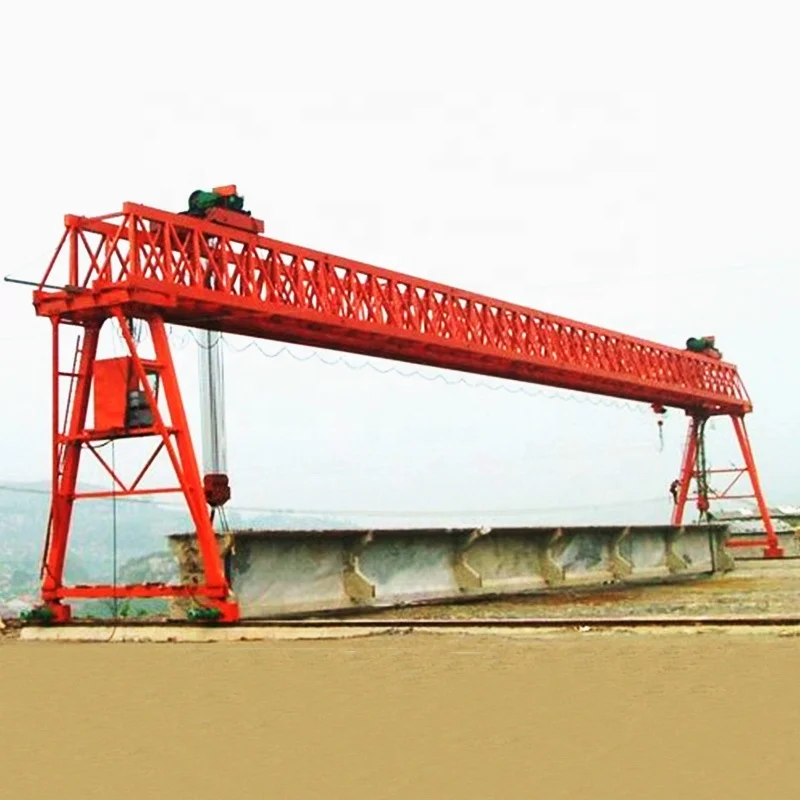 35 ton 38 ton hydraulic winch trolley remote control truss type single girder gantri crane