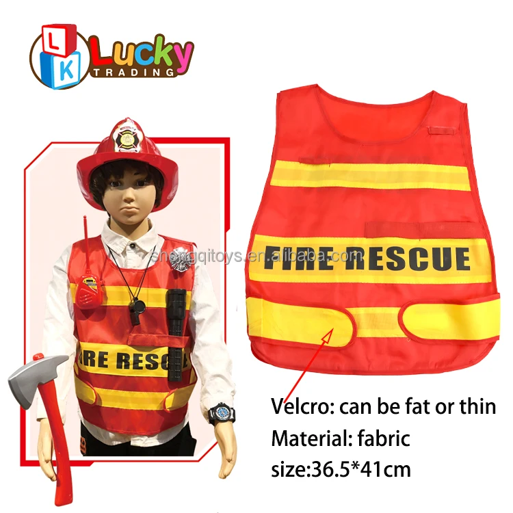 Toys Children Backpack Firefighter Suits Rescue Role Play Toy Set Other Toys & Hobbies