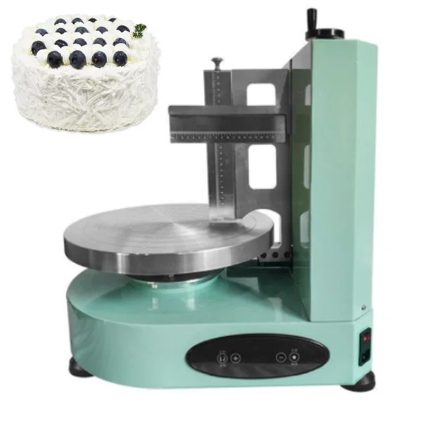 Commercial Cream Spread Smoothing Machine Round Cake Icing Smearing Machine for Birthday Wedding Party