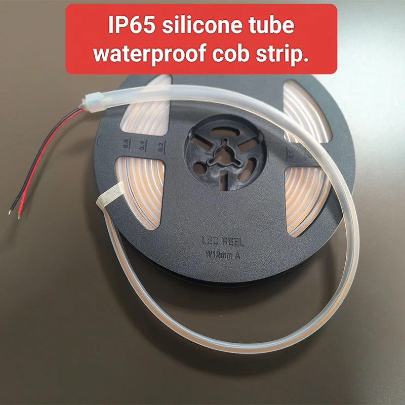 Tunable White 2700K-6500K cob 14W/m 608 leds/M FPC Width 10mm DC 24V LED Flexible Strip