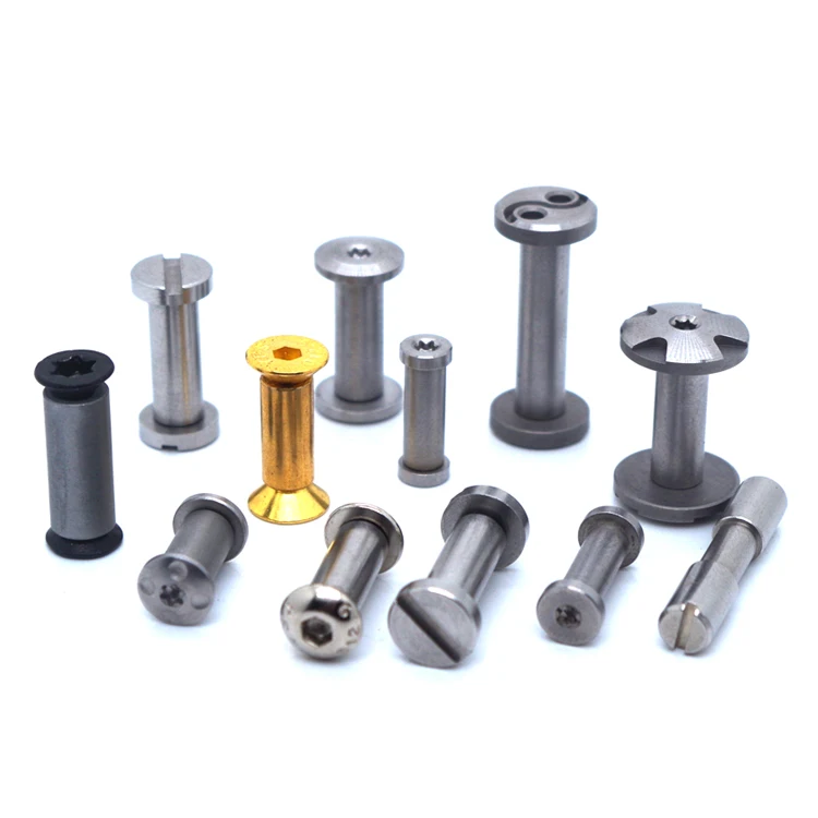 
OEM binding barrel sex post chicago screw for leather book metal craft belt 