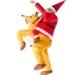 Fashion Child Skeleton T-Rex Dinosaur City Parada Adult Inflatable Sedan Car Costume