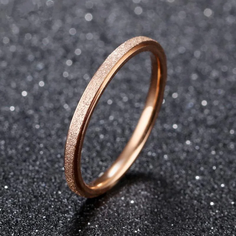Minimalist girl design gold jewelry rose gold small gold ring