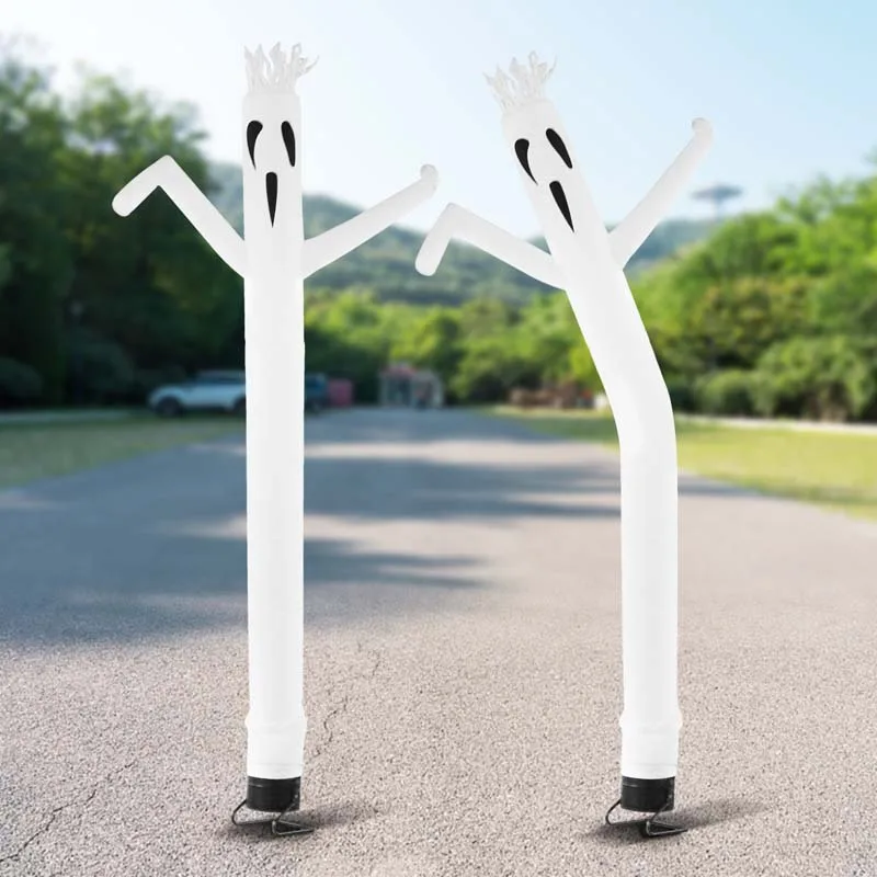 Inflatable Two Legged Girl Air Sky Dancer Multi-Color Double Leg Tube Man