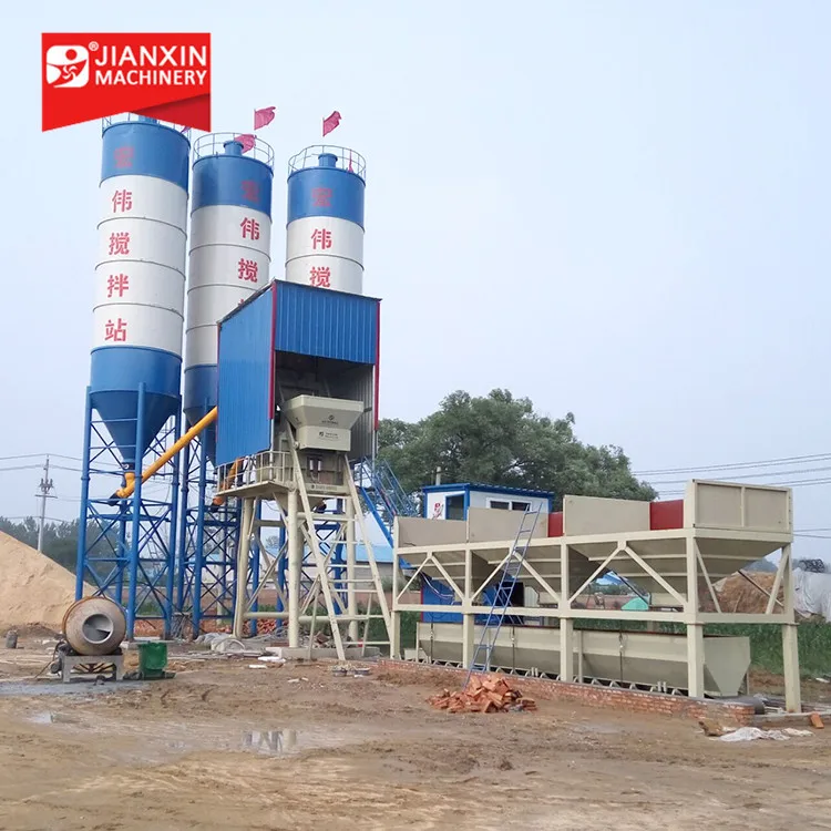 50M3 concrete batching plant with engineer installation service