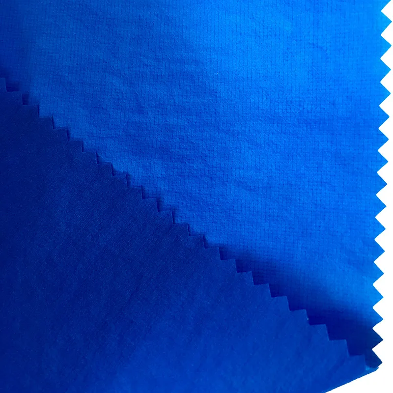 Excellent Quality Baseball Uniform Fabric Crinkle Ultrathin Nylon Mini Ripstop Fabric UV40+ Sun Protective Jacket Fabric