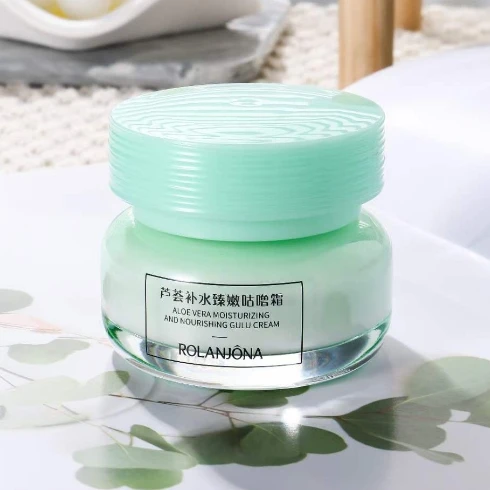 Private Label Whitening Face Moisturizer Aloe Vera Vitamin OEM Lotion Face Skin Care Deep Hydrating Cream