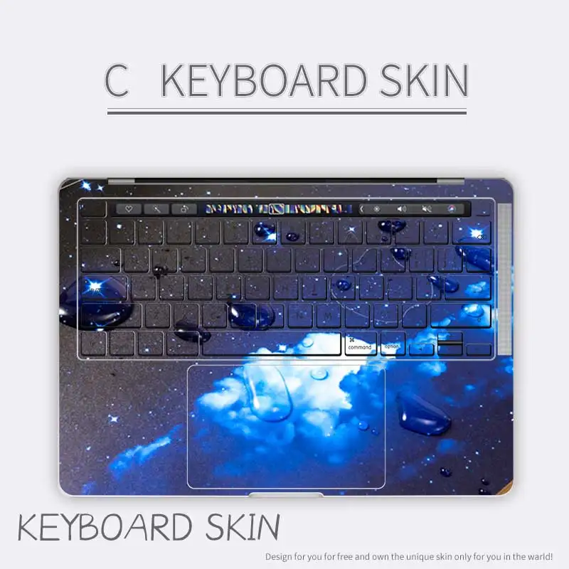 inspirational para laptop botton cartoon stickers skin keyboard back anime sticker for lg/samsung laptop glow in the dark