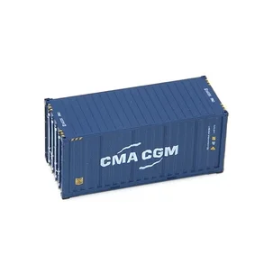 1:87 Scale 6.9cm Container Model 20GP Decoration International Shipping Sea Transport Gift Car Model HO Train Scene Model