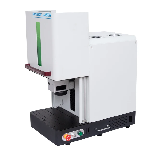 
Safe enclosed fiber metal laser engraving machine 20W 30W 50W 60w with protection shiled 