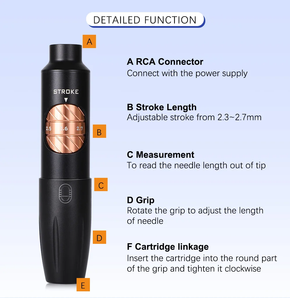 Multi-functional YD Blink Pro X24 Permanent Makeup Rotary Machine For Brows Lips Eyelid Scalp Areola Tattoo