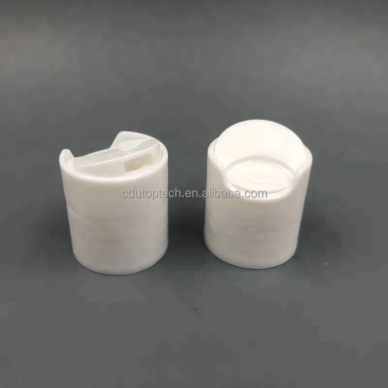 18mm 20mm 24mm 28mm Plastic Bottle Cap PP Aluminum Gold Silver White Black Press Disc Top Cap Lid for Lotion Soap Shampoo Bottle