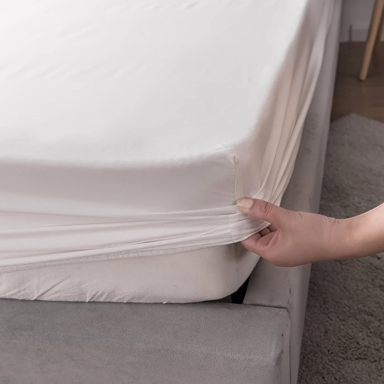 Hotel fitted size online sale 100% cotton bed sheets from china supplier