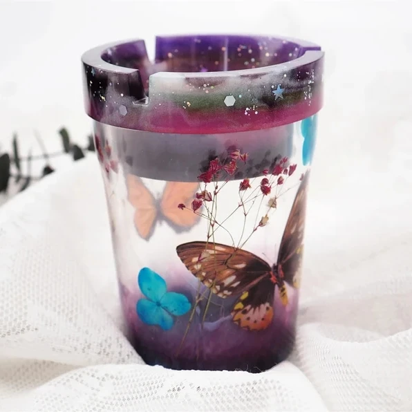 S1712 car ashtray mold silicone epoxy resin mold