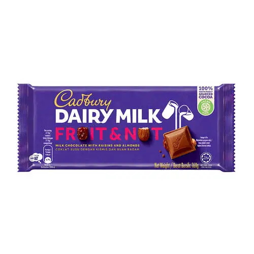 Preferred Wholesales Supplier Dairy Milk Chocolate Confectionery Black Forest 160g Chocolate Candy Malaysia Ready To Ship Stock