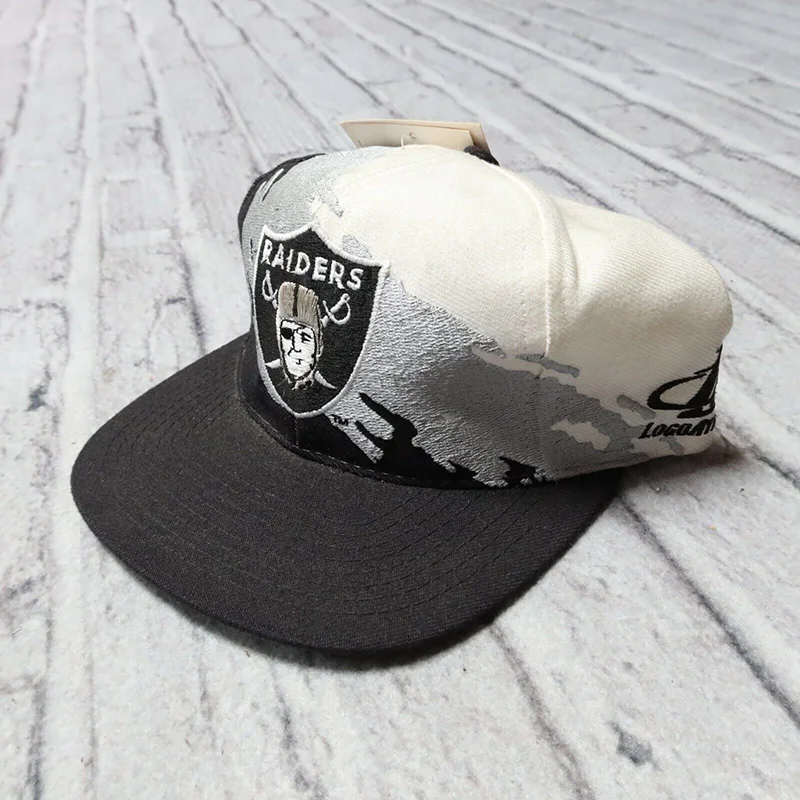 Flat Brim Custom Embroidery 6 Panels Baseball Caps Gorras Vintage Athletic Splash Snapback Cap