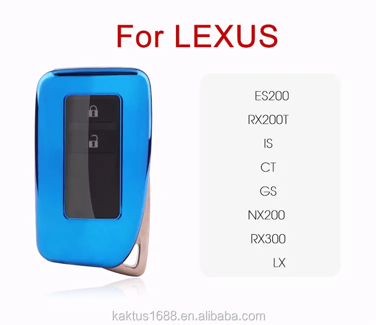 For LEXUS car key shell ES200 RX200T IS CT GS NX200 RX300 LX Car Key Case TPU protect Cover