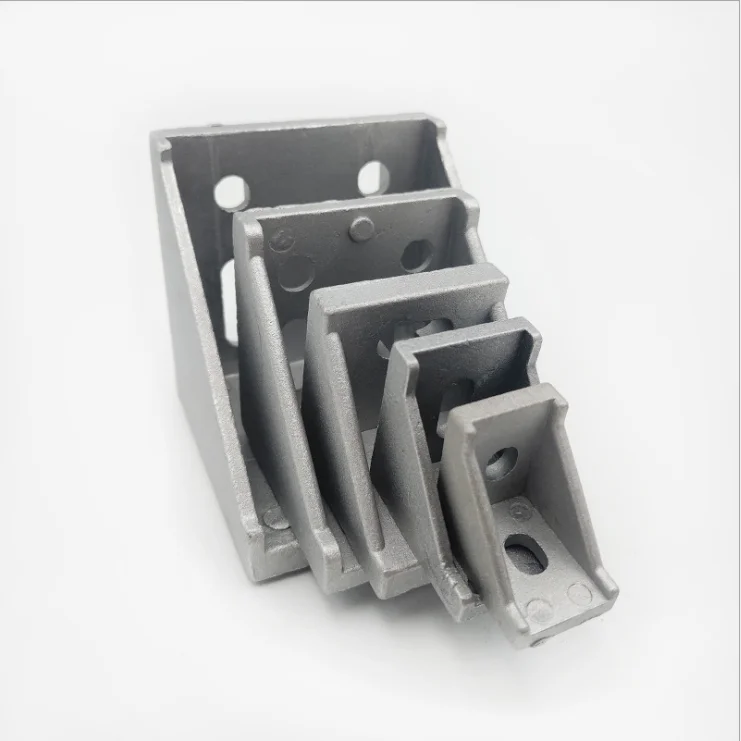 Bracket Aluminium Profile Corner Joint  Die Cast Aluminum Angle Bracket