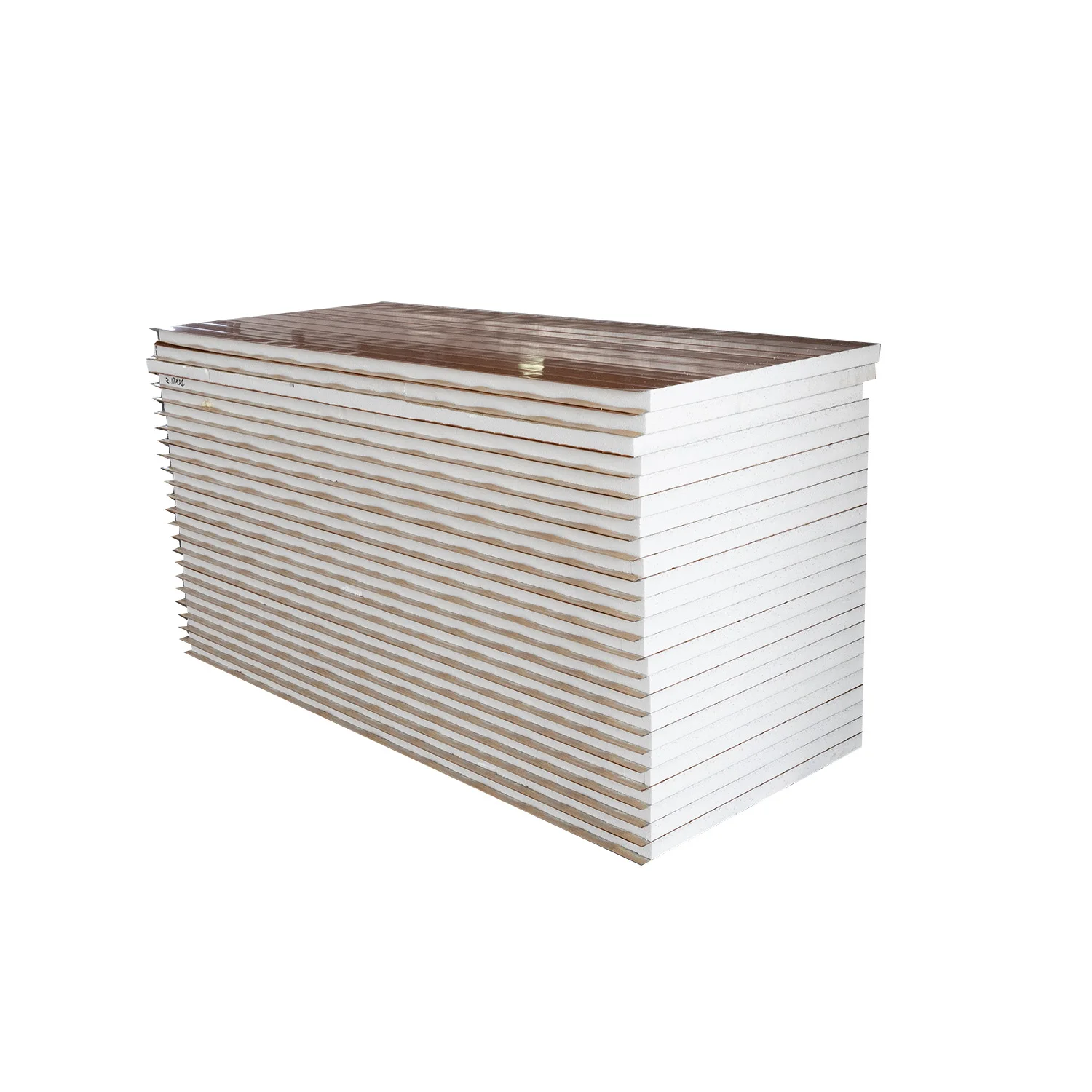 Lightweight 0.4mm steel sheet EPS exterior wall siding panel