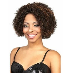 woman wig Alisa Fashion Remy Brazilian Human Hair kinky Curly T part Lace Front Wigs On Sale