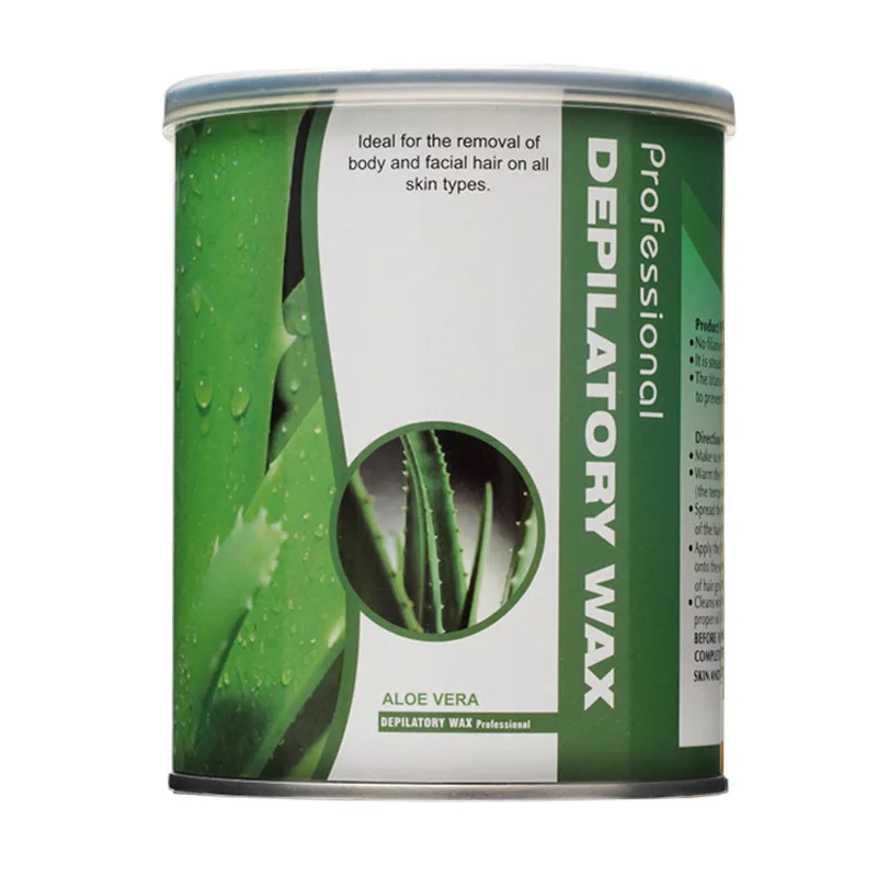 Professional Spa Beauty Natural Organic Depilatory Coconut 800 G Soft Wax Hair Removal Bikini Wax for Sensitive Skin