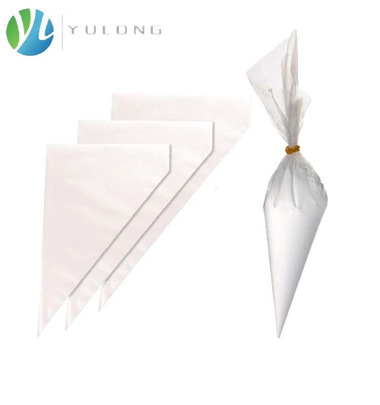 Transparent Disposable piping bags 100 pieces packing customized icing decoration pastry Bags piping bags