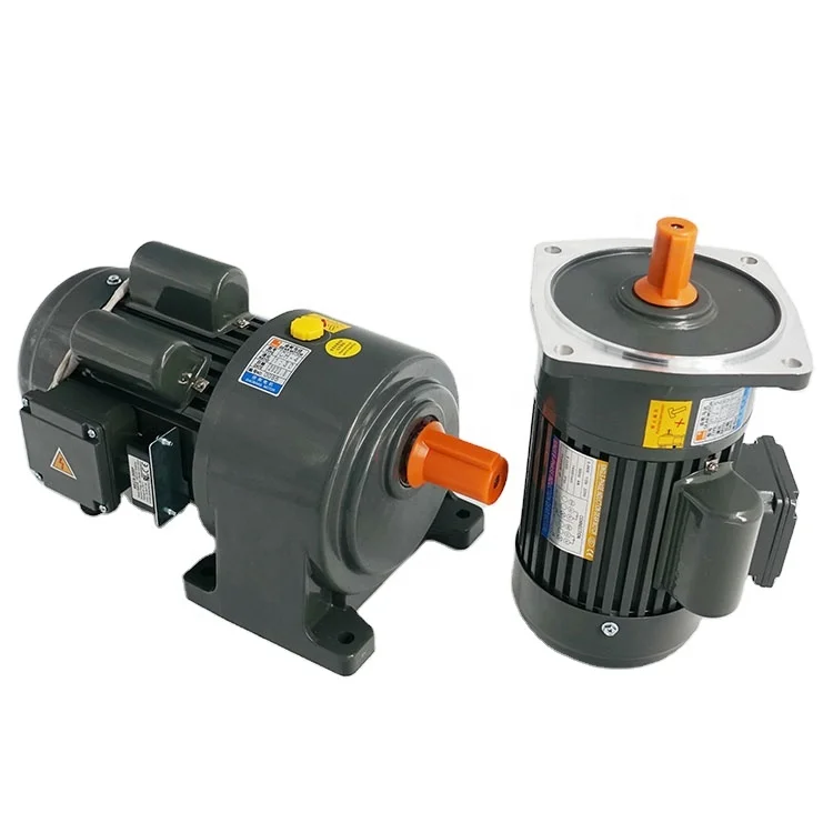 100W GH18 induction motor Horizontal single-phase Aluminum AC gear motor