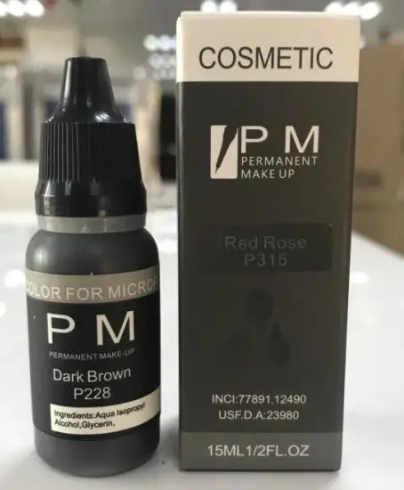 GOOCHIE Hybrid Liquid Long Lasting Permanent Makeup Ink Microblading Pigment For Nano Hair Strokes