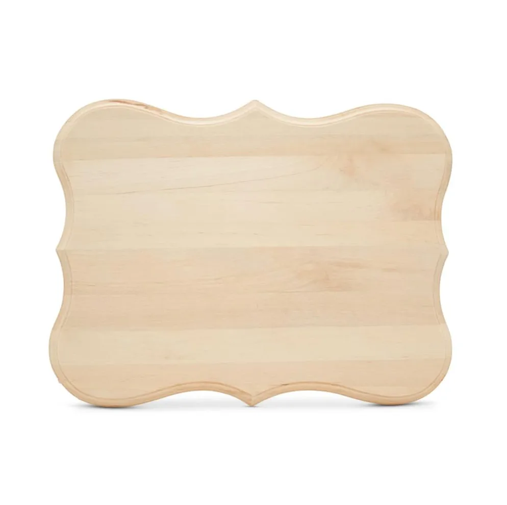 Wholesale Unfinished Solid Wood Blank Metal Trophy Shields And Awards Plaque