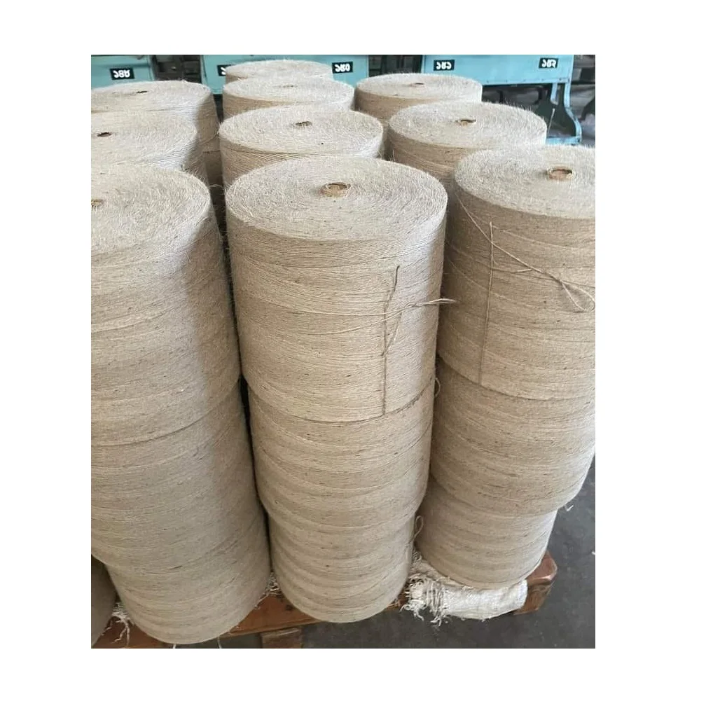 High Quality Jute Twine Fiber Twine Natural High Quality 100 Packing Roll Pattern Sewing Color Supplier From Bangladesh