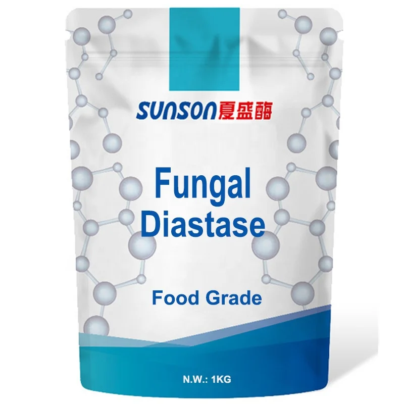 Fungal Diastase Fungal Alpha Amylase Food Grade Powder Non GMO for Bread Baking, Food Processing,etc.