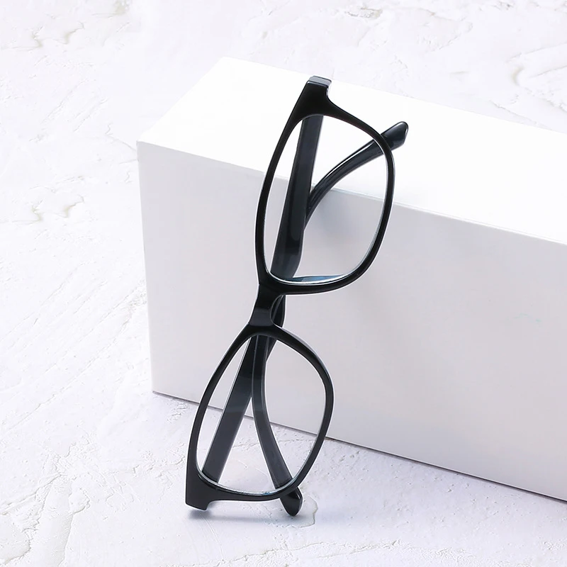 New blue light frame classic flat mirror retro frame female Korean fashion trendy glasses men and women