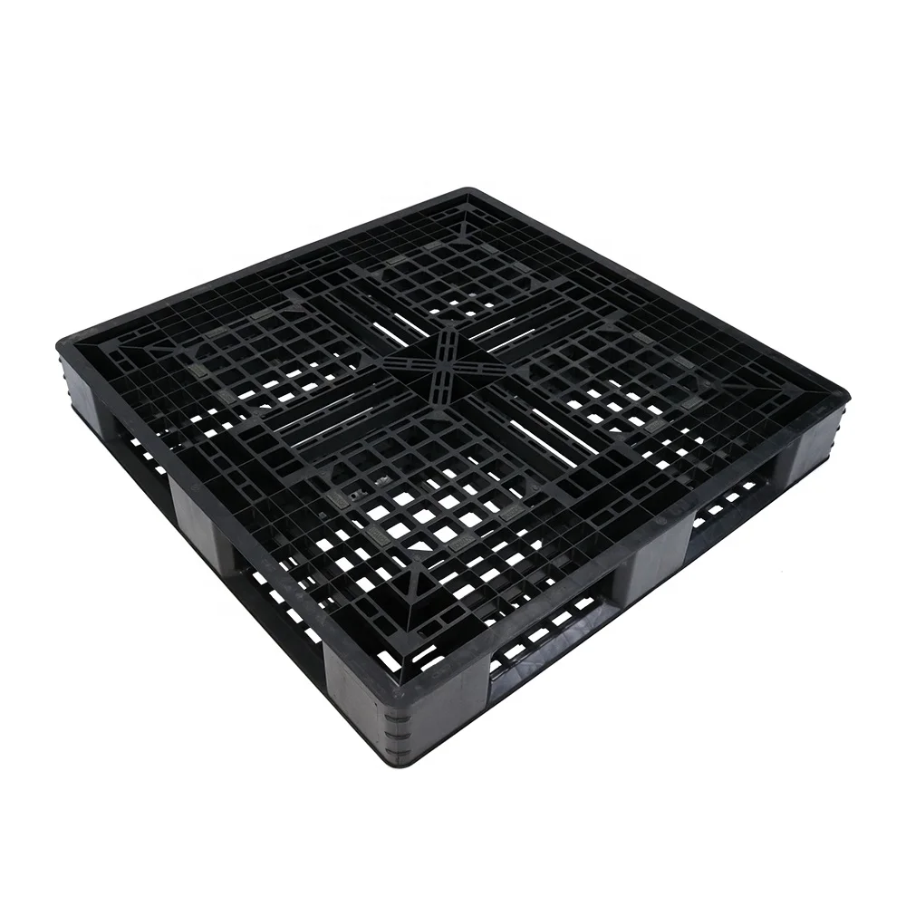 
QXR Q-PA3 Wholesale high quality 1100 * 1100 * 150 mm grid black ESD conductive pallet 