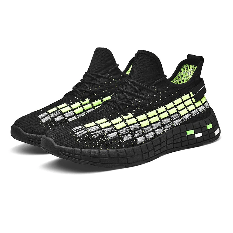 free shipping black stylish sneaker outer soles sports casual joggers flat stylish track  for men shoes sneakers