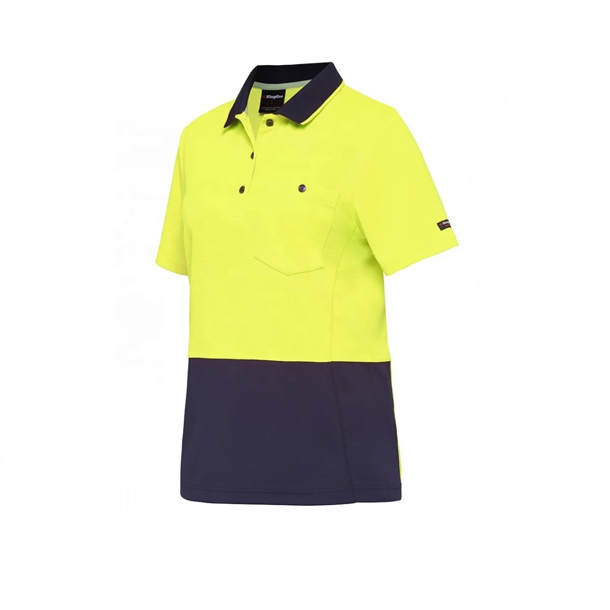 Национальная одежда, флуоресцентная желтая рубашка-поло