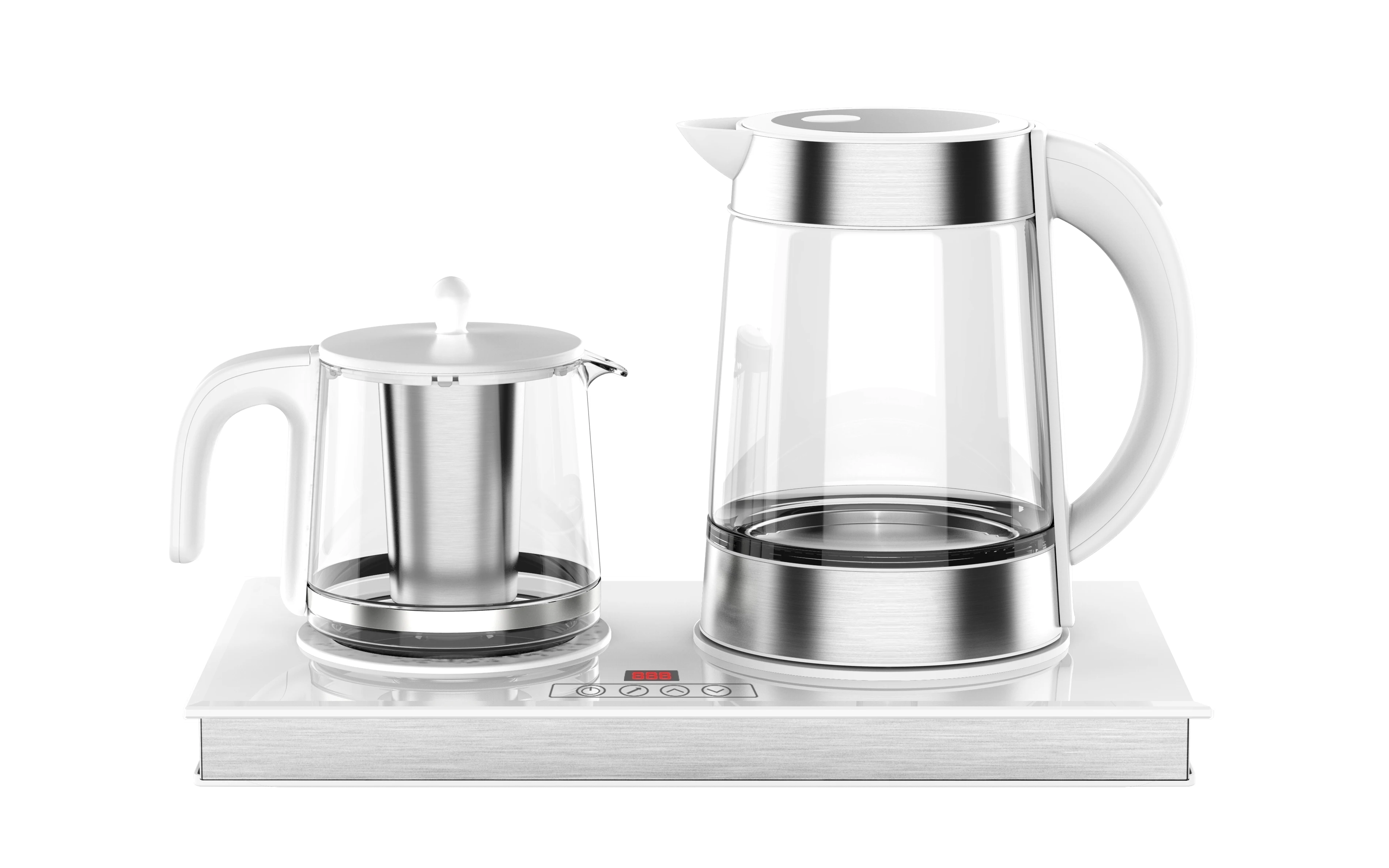 Стеклянный чайник Samovar электрический с быстрой кипящей водой наборы для кофе и чая новый