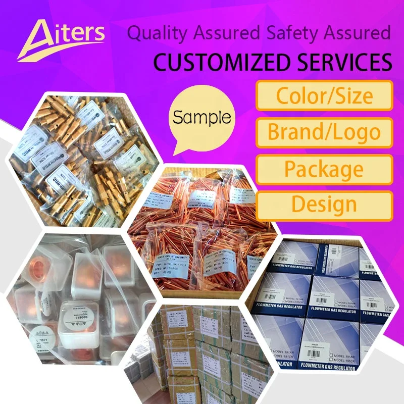 TIG 30Pcs Stubby Gas Lens and Glass Cup Tungsten Needle For WP17/18/26 welding consumables TIG Collets