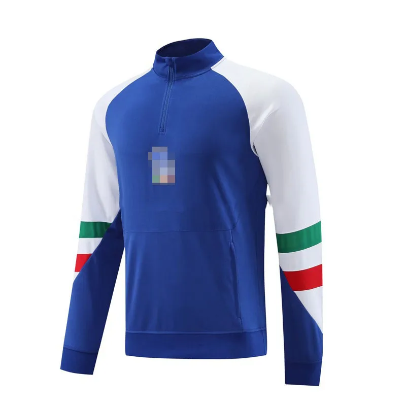Euros 2024 Accessories OEM Vintage Style Italy Retro Soccer Football Jersey Training TrackSuit