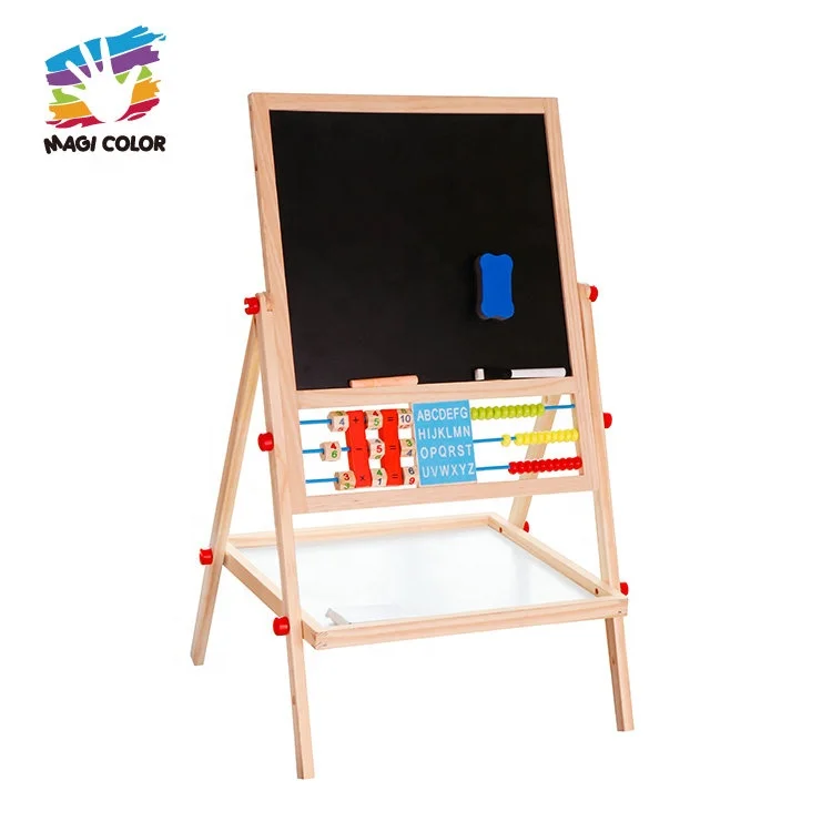 wholesale magnetic drawing board wooden writing board for kids W12B171
